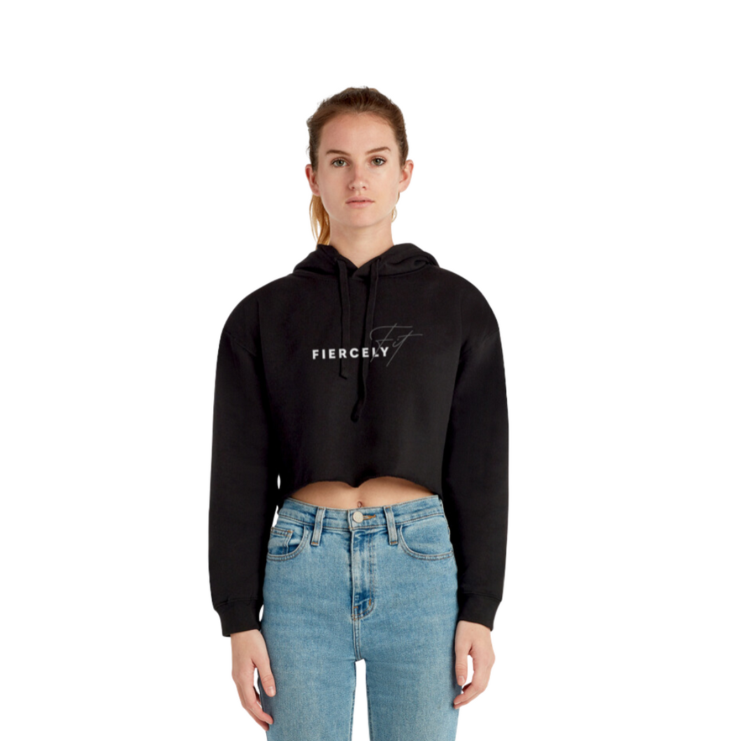 Fiercely Fit Classic Cropped Hoodie