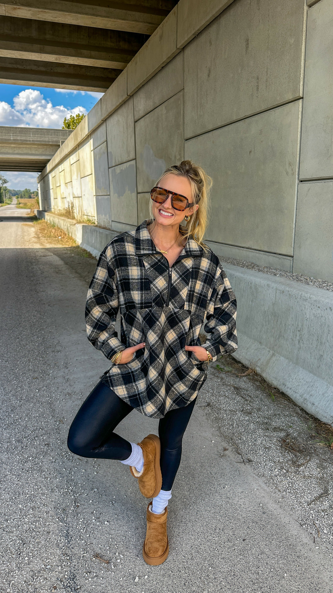 *PRESALE* The Mya Plaid Pullover: Ship Date 11.5